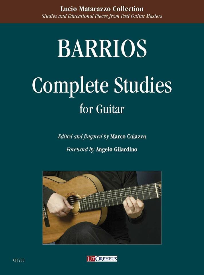 Barrios Complete Studies for Guitar, Marco Caiazza